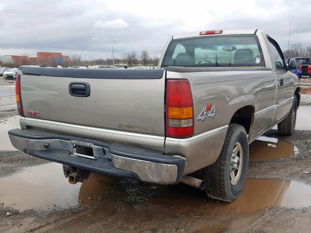 1GTEK14T63E290732 - 2003 GMC NEW SIERRA TAN photo 4