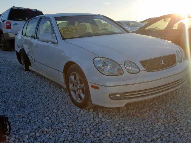 JT8BD69SX20152664 - 2002 LEXUS GS 300 WHITE photo 1