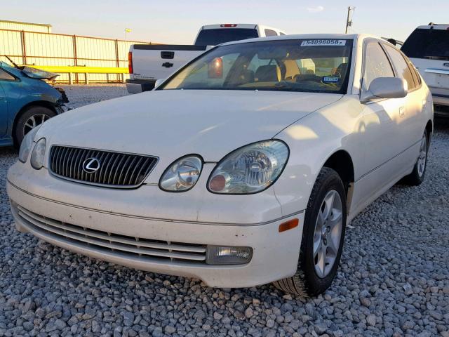 JT8BD69SX20152664 - 2002 LEXUS GS 300 WHITE photo 2