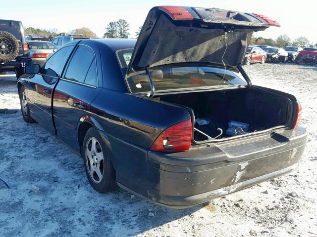 1LNHM86S91Y666707 - 2001 LINCOLN LS BLACK photo 3