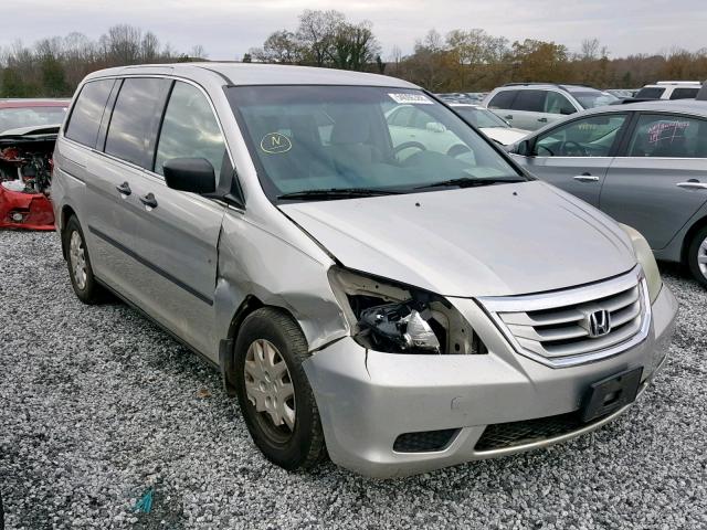 5FNRL38208B097204 - 2008 HONDA ODYSSEY LX SILVER photo 1