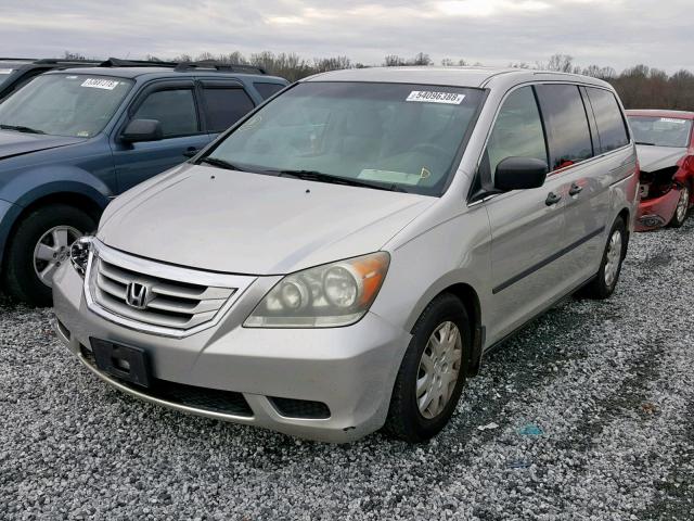 5FNRL38208B097204 - 2008 HONDA ODYSSEY LX SILVER photo 2