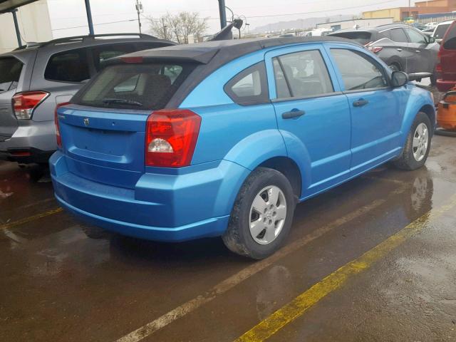 1B3HB28B48D621195 - 2008 DODGE CALIBER BLUE photo 4