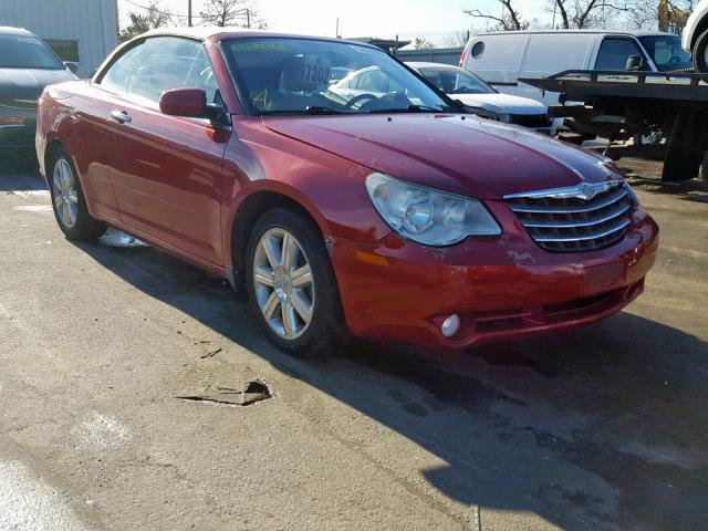 1C3BC6EV7AN197362 - 2010 CHRYSLER SEBRING LI RED photo 1