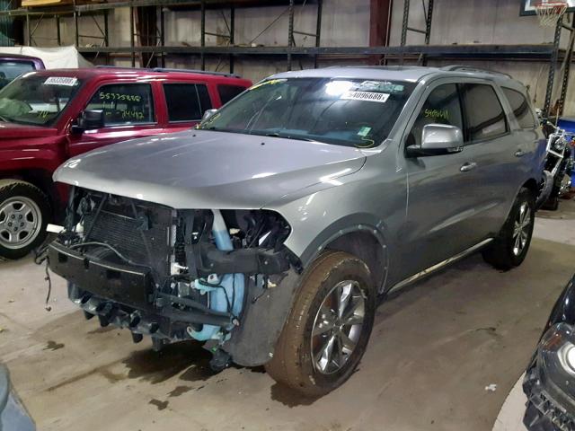 1C4RDJDG3FC745700 - 2015 DODGE DURANGO LI SILVER photo 2