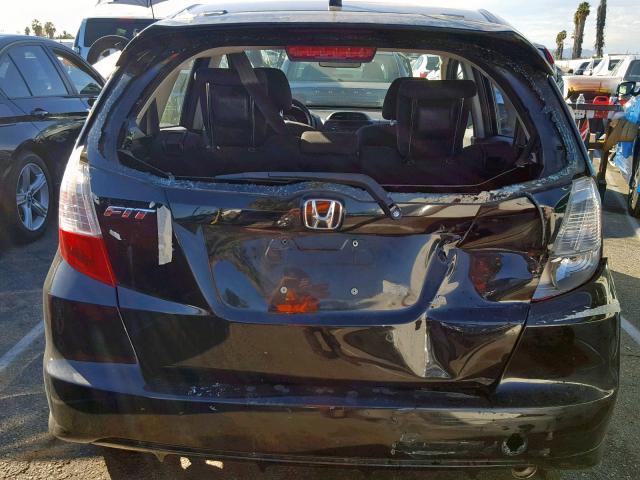 JHMGE8H50DC018533 - 2013 HONDA FIT SPORT BLACK photo 9