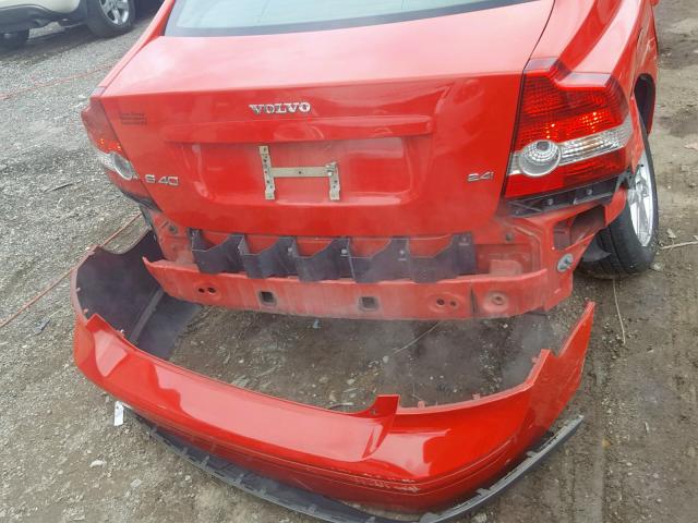 YV1MS382462212992 - 2006 VOLVO S40 2.4I RED photo 9