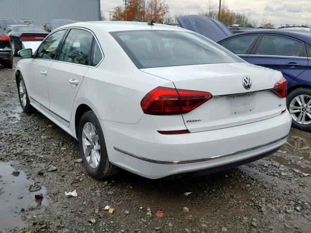 1VWAT7A32HC007567 - 2017 VOLKSWAGEN PASSAT S WHITE photo 3