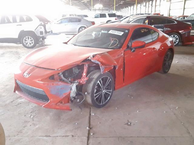 JF1ZNAA16D2703446 - 2013 TOYOTA SCION FR-S RED photo 2
