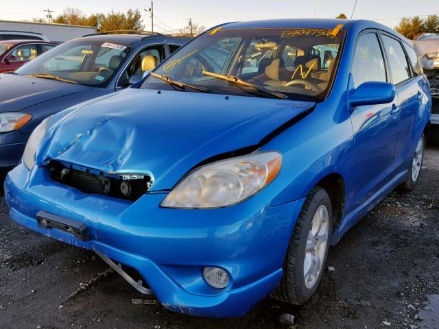 2T1KR32E68C694736 - 2008 TOYOTA COROLLA MA BLUE photo 2