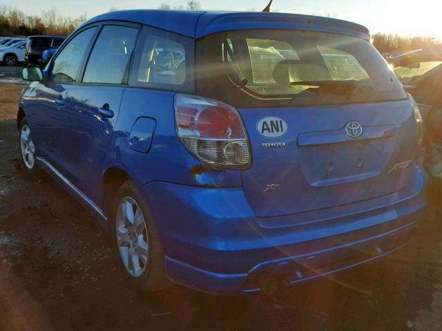 2T1KR32E68C694736 - 2008 TOYOTA COROLLA MA BLUE photo 3