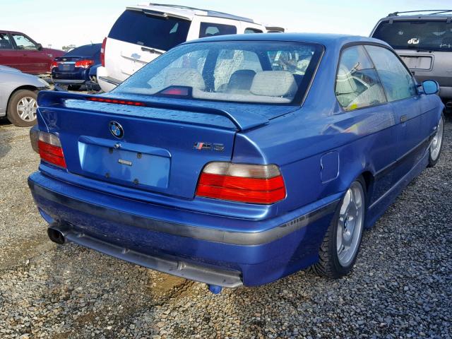 WBSBG9338XEY81745 - 1999 BMW M3 BLUE photo 4