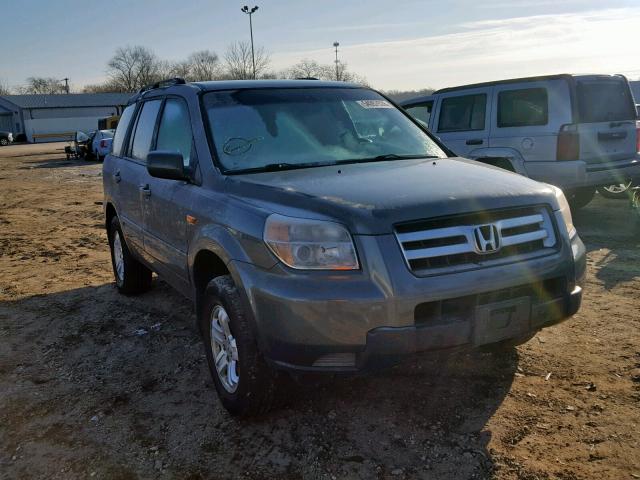 5FNYF18218B000891 - 2008 HONDA PILOT VP GRAY photo 1