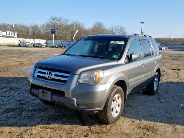 5FNYF18218B000891 - 2008 HONDA PILOT VP GRAY photo 2