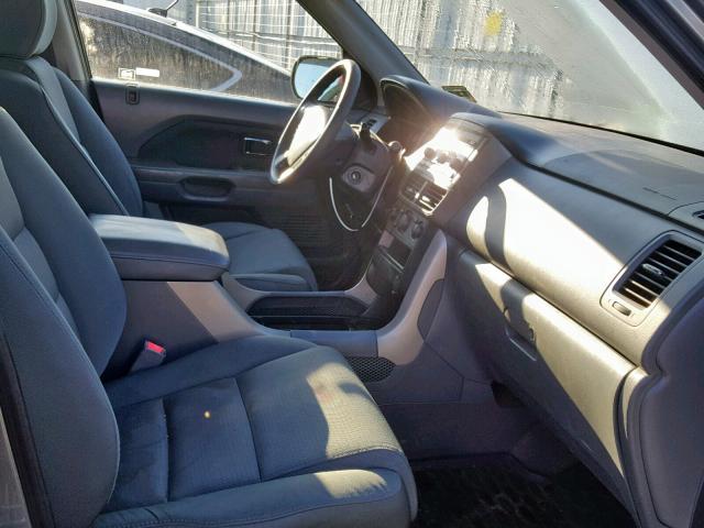 5FNYF18218B000891 - 2008 HONDA PILOT VP GRAY photo 5