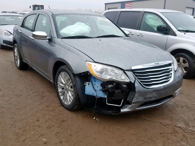 1C3BC2FB6BN582443 - 2011 CHRYSLER 200 LIMITE GRAY photo 1