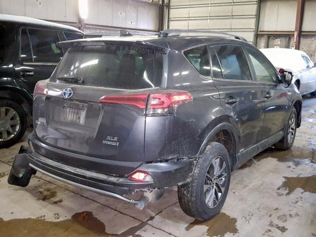 JTMRJREV0HD078991 - 2017 TOYOTA RAV4 HV LE GRAY photo 4