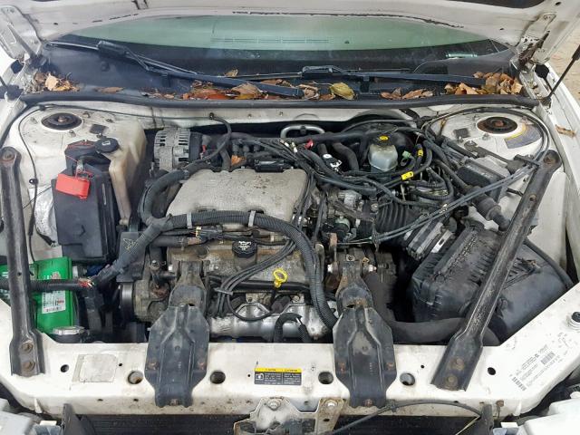 2G4WY55J721219655 - 2002 BUICK CENTURY LI WHITE photo 7