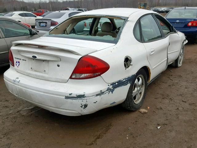 1FAFP55274A168608 - 2004 FORD TAURUS SES WHITE photo 4