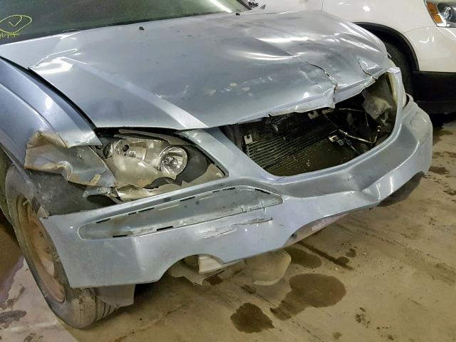 2C4GM68425R367377 - 2005 CHRYSLER PACIFICA T BLUE photo 9