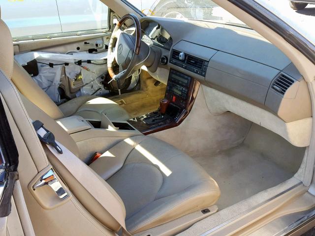 WDBFA67F4WF165557 - 1998 MERCEDES-BENZ SL 500 TAN photo 5