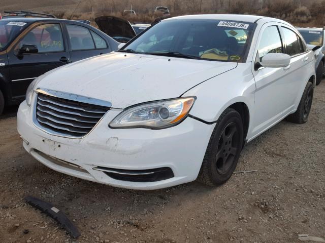 1C3CCBAB2EN145345 - 2014 CHRYSLER 200 LX WHITE photo 2