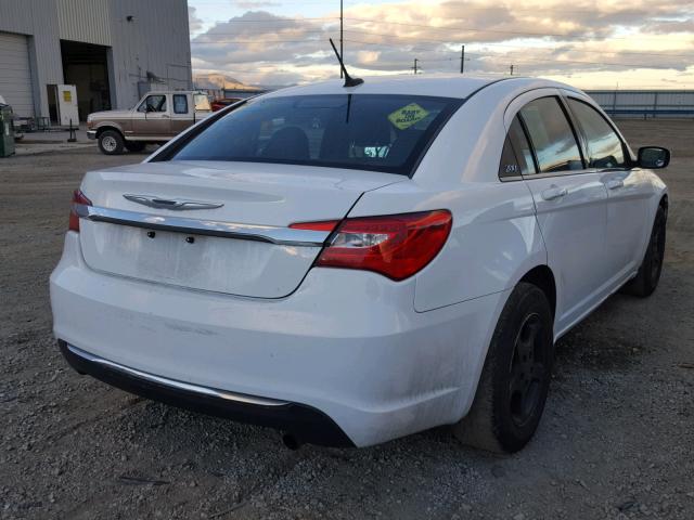 1C3CCBAB2EN145345 - 2014 CHRYSLER 200 LX WHITE photo 4