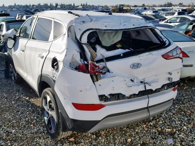 KM8J33A25HU368347 - 2017 HYUNDAI TUCSON LIM WHITE photo 3