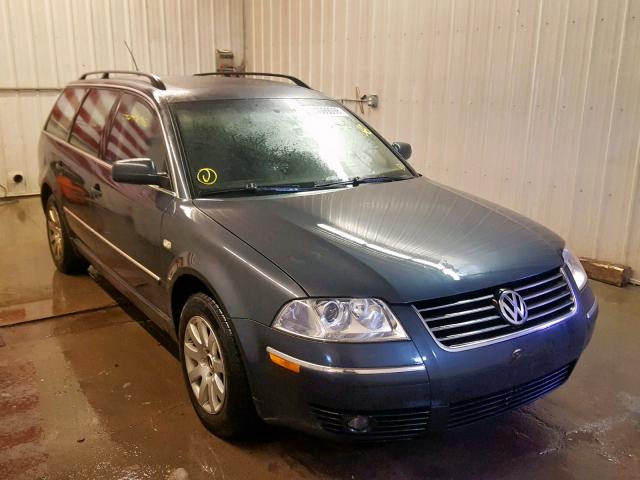 WVWVD63B93E461361 - 2003 VOLKSWAGEN PASSAT GLS BLUE photo 1