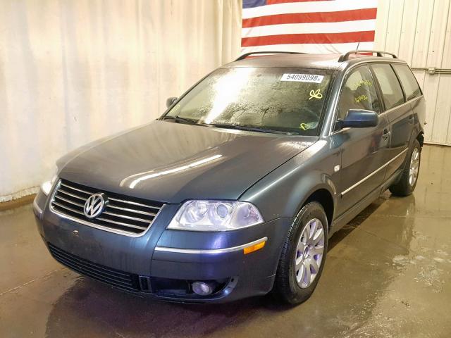 WVWVD63B93E461361 - 2003 VOLKSWAGEN PASSAT GLS BLUE photo 2