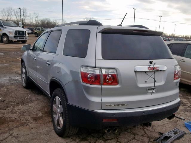 1GKLRMED6AJ171566 - 2010 GMC ACADIA SLT 银色 照片 3