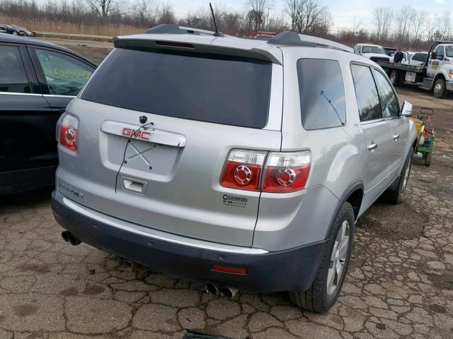 1GKLRMED6AJ171566 - 2010 GMC ACADIA SLT 银色 照片 4
