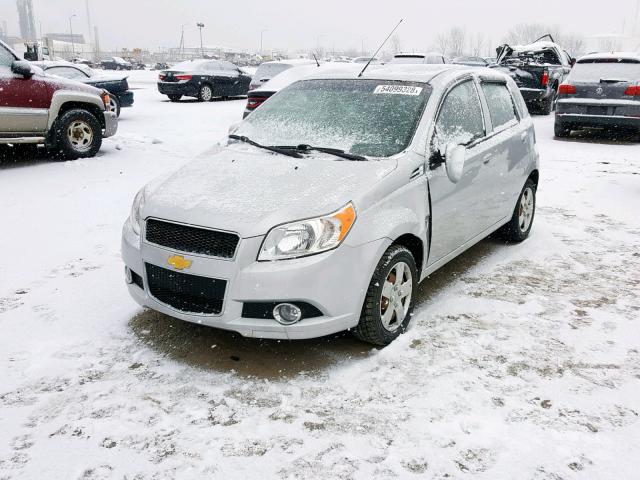 3G1TB6DG0BL136516 - 2011 CHEVROLET AVEO LS SILVER photo 2