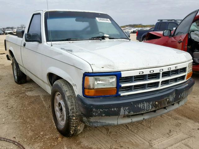 1B7FL26X8PS163625 - 1993 DODGE DAKOTA WHITE photo 1