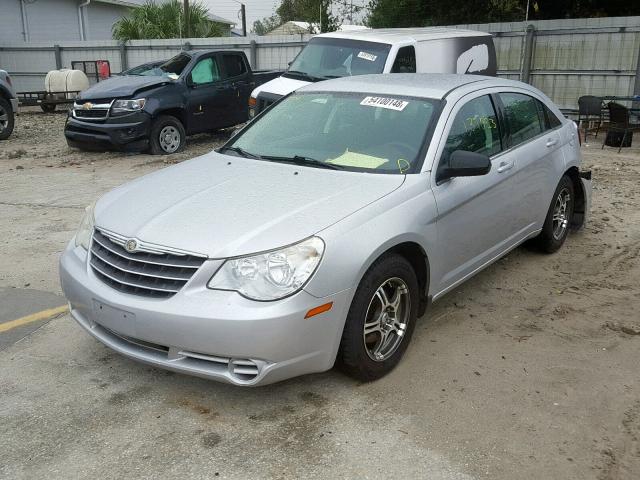 1C3CC4FB2AN213836 - 2010 CHRYSLER SEBRING TO SILVER photo 2