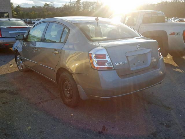 3N1AB61E48L647997 - 2008 NISSAN SENTRA 2.0 GRAY photo 3