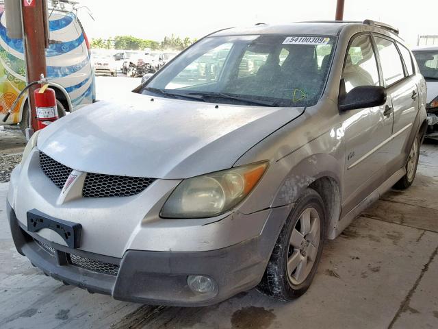 5Y2SL628X4Z424082 - 2004 PONTIAC VIBE SILVER photo 2