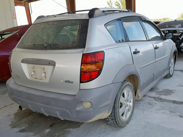 5Y2SL628X4Z424082 - 2004 PONTIAC VIBE SILVER photo 4