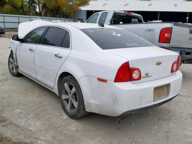 1G1ZC5E08CF120417 - 2012 CHEVROLET MALIBU 1LT WHITE photo 3