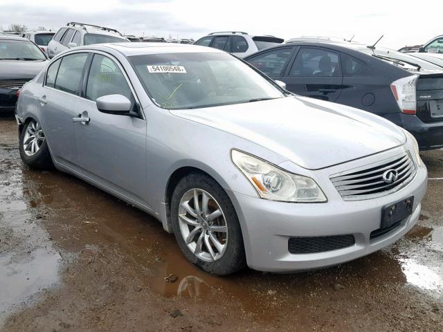 JNKCV61F29M053744 - 2009 INFINITI G37 SILVER photo 1