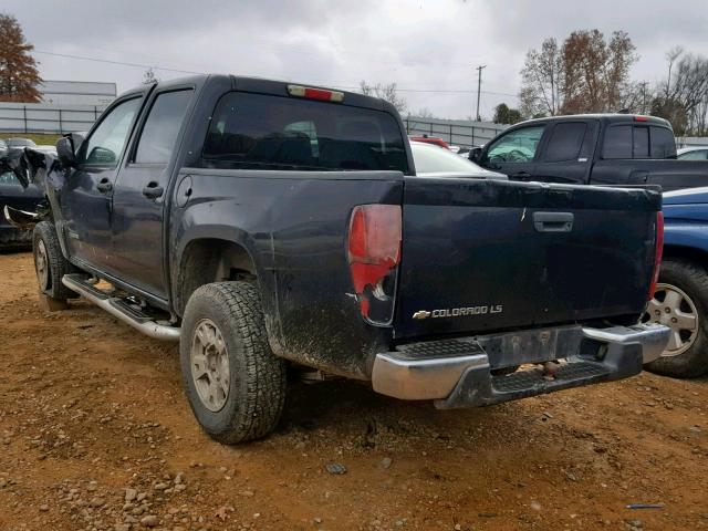 1GCDS136058221432 - 2005 CHEVROLET COLORADO BLACK photo 3