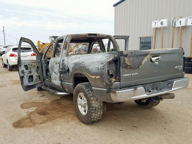 3D7KS28A27G845049 - 2007 DODGE RAM 2500 S BURN photo 3