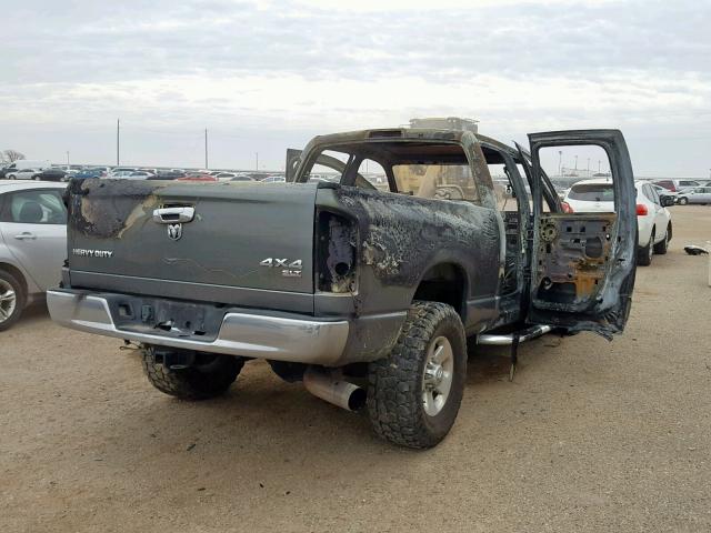 3D7KS28A27G845049 - 2007 DODGE RAM 2500 S BURN photo 4