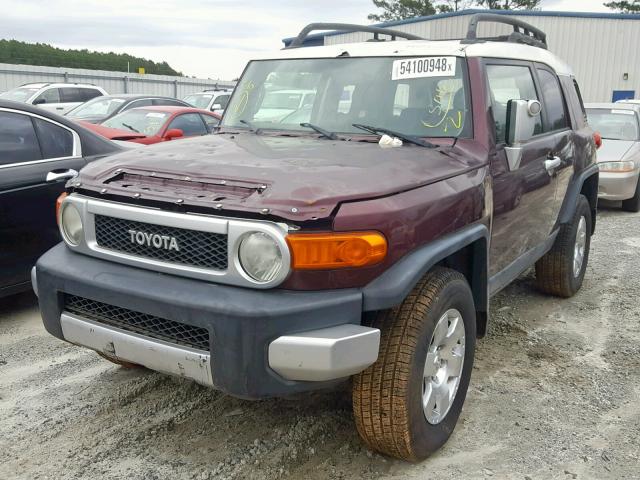 JTEBU11F070088074 - 2007 TOYOTA FJ CRUISER PURPLE photo 2