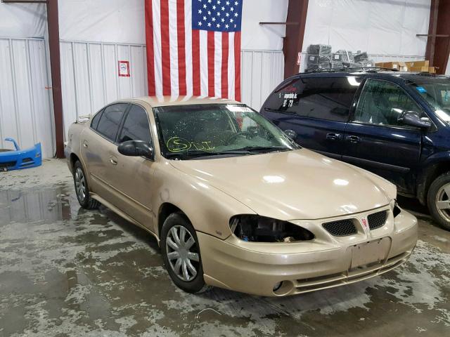 1G2NE52E75M209138 - 2005 PONTIAC GRAND AM S GOLD photo 1