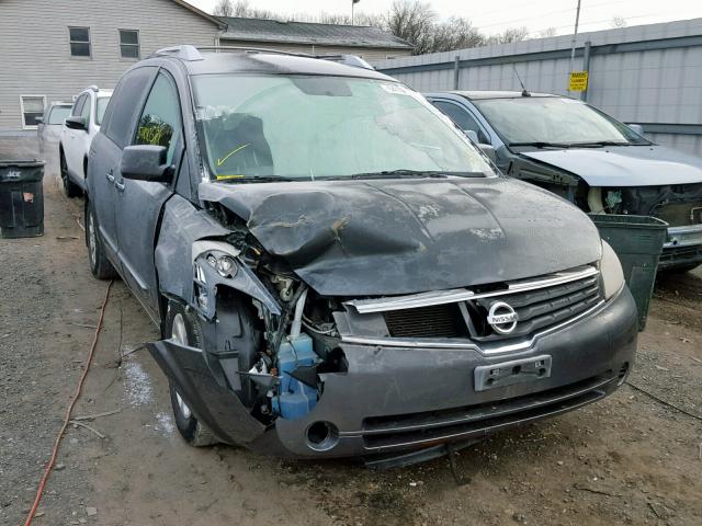 5N1BV28U68N104922 - 2008 NISSAN QUEST S GRAY photo 1