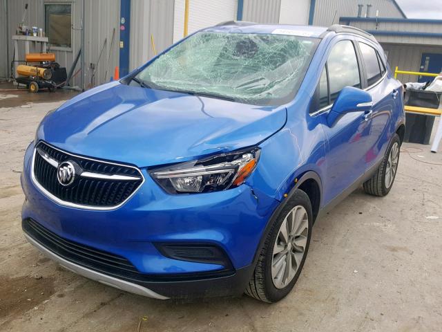 KL4CJ3SB3HB059693 - 2017 BUICK ENCORE BLUE photo 2