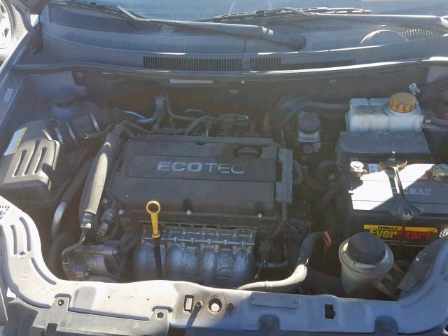 KL1TD5DEXAB091103 - 2010 CHEVROLET AVEO LS GRAY photo 7