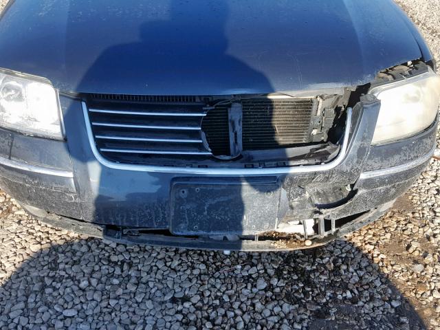 WVWTH63B53P273176 - 2003 VOLKSWAGEN PASSAT GLX 蓝色 照片 9