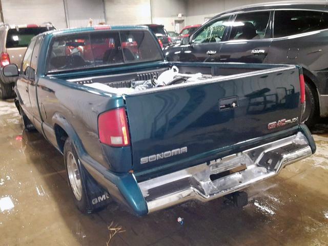 1GTCS19X7T8520781 - 1996 GMC SONOMA GREEN photo 3